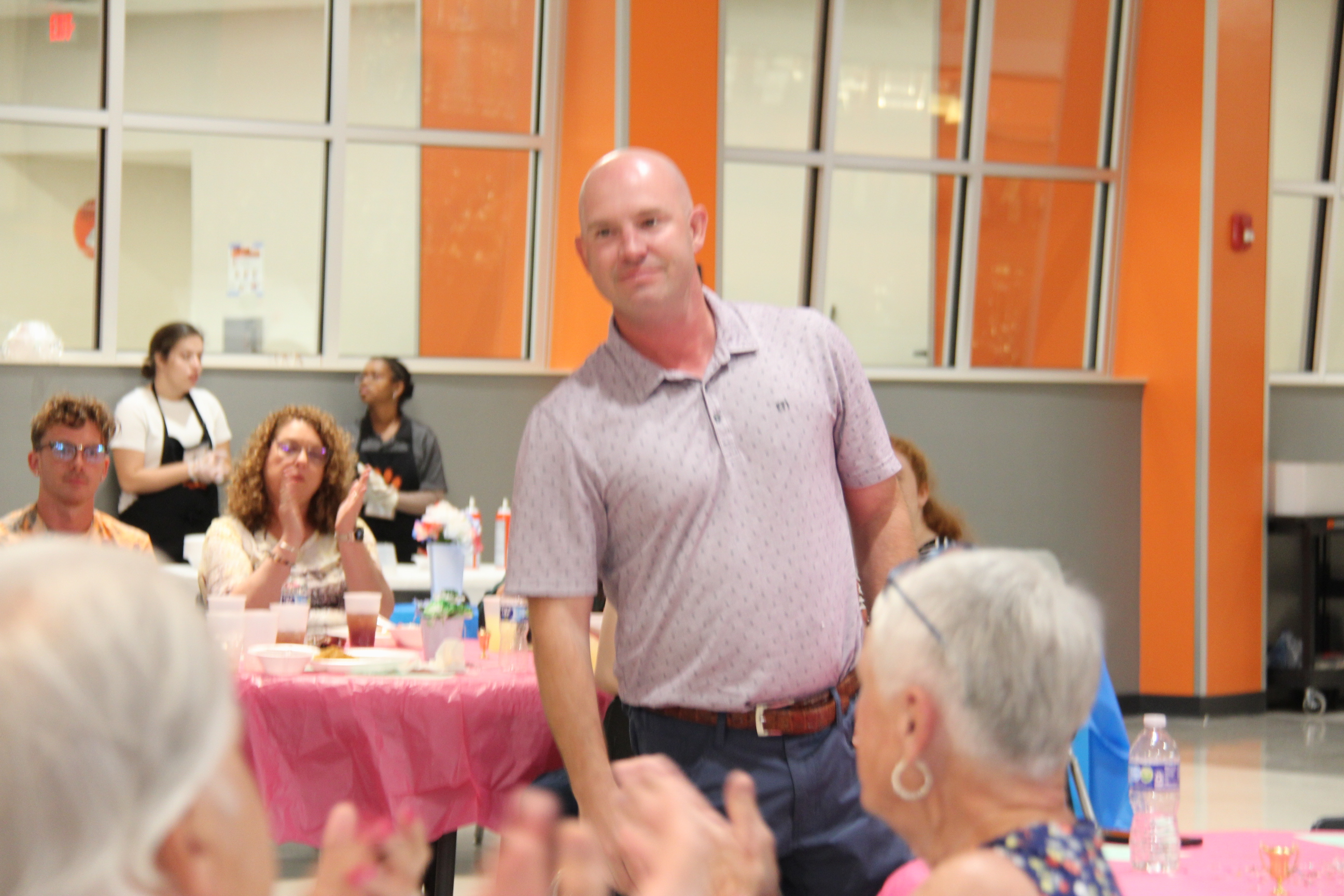 Supporter of the Year, Donnie Welch was recognized for his donation of turkeys and ham during the Holidays as well as the many other items he donates to the students at the ABC Program.